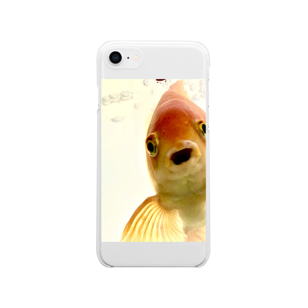 アヒル屋のぽけ〜っと金魚くん Soft Clear Smartphone Case