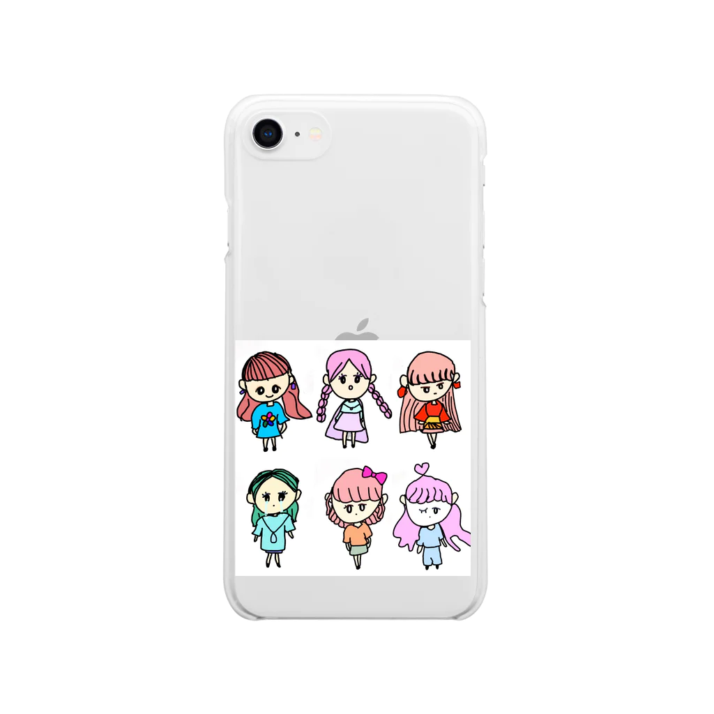 ♡シュガールズ♡の♡シュガールズ♡ Soft Clear Smartphone Case