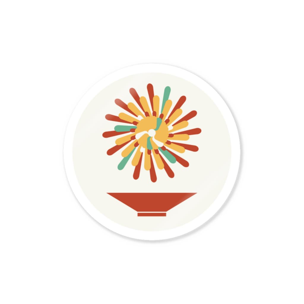 まあるい花札 菊に盃 日下田 Higeta のステッカー通販 Suzuri スズリ まあるい花札 菊に盃 日下田 Higeta のステッカー通販 Suzuri スズリ