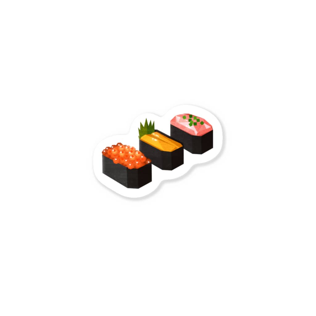 六角堂DADAのカクカク寿司イクラ/ウニ/ネギト Sticker