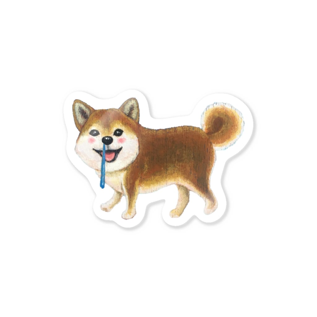 鼻たれ柴犬 歩く 川崎タカオgoods Kawasakitakao のステッカー通販 Suzuri スズリ 鼻たれ柴犬 歩く 川崎タカオgoods Kawasakitakao のステッカー通販 Suzuri スズリ