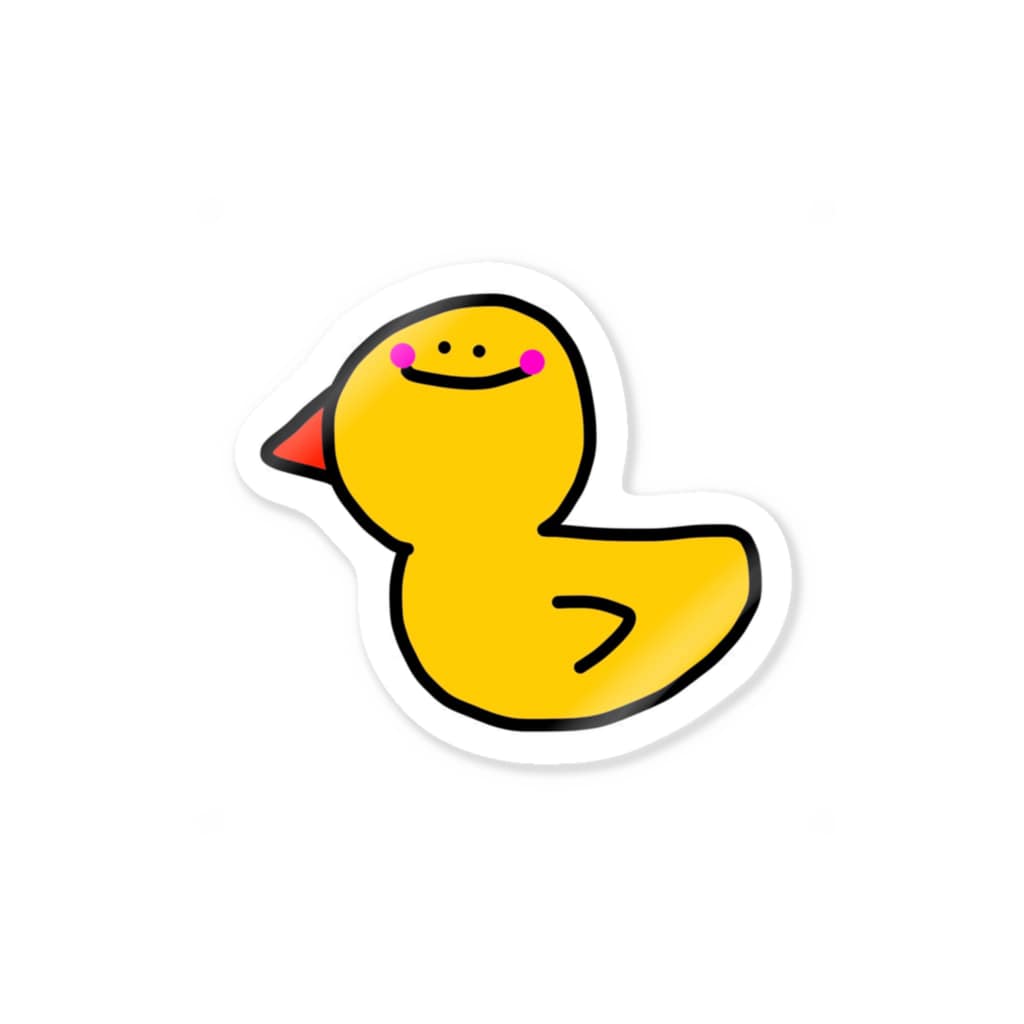 へんてこキャラクター ひよこの くわっ Loveamoonのステッカー通販 Suzuri スズリ へんてこキャラクター ひよこの くわっ Loveamoonのステッカー通販 Suzuri スズリ