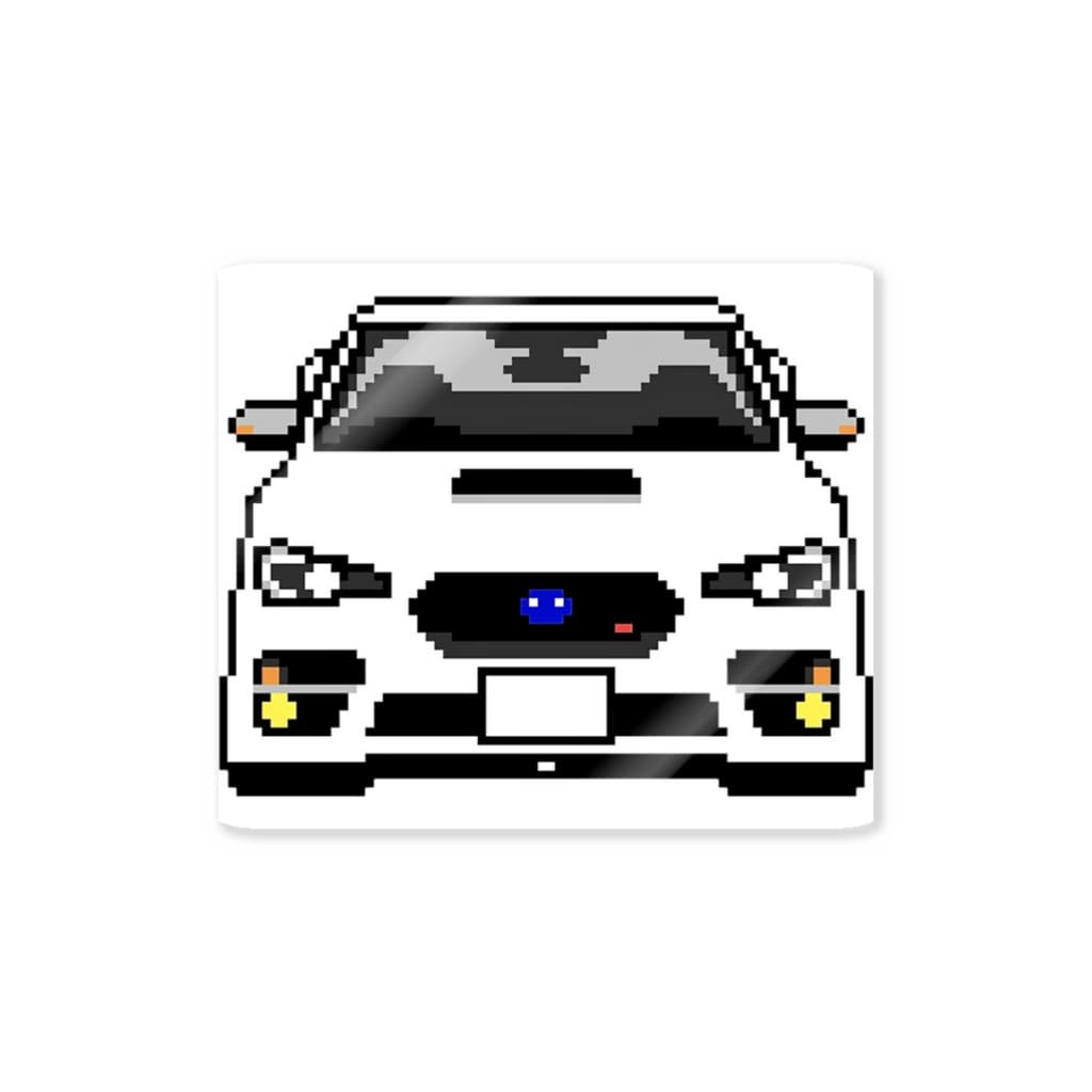 六連星の速くて4躯な車 Sticker By との丸のドット絵工房 Tonosan1129 Suzuri