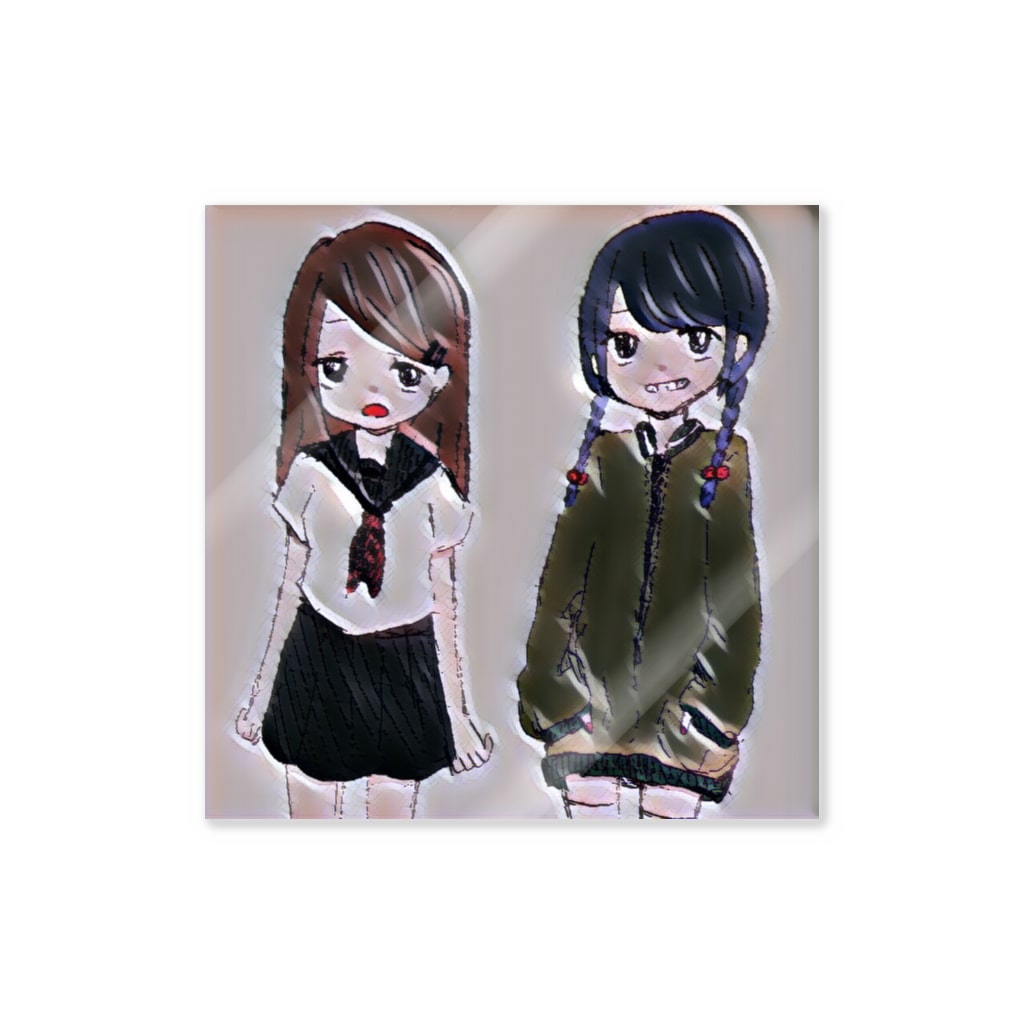 サブカル女子とセーラー服女子 有栖田の部屋 Alice143 のステッカー通販 Suzuri スズリ サブカル女子とセーラー服女子 有栖田の部屋 Alice143 のステッカー通販 Suzuri スズリ