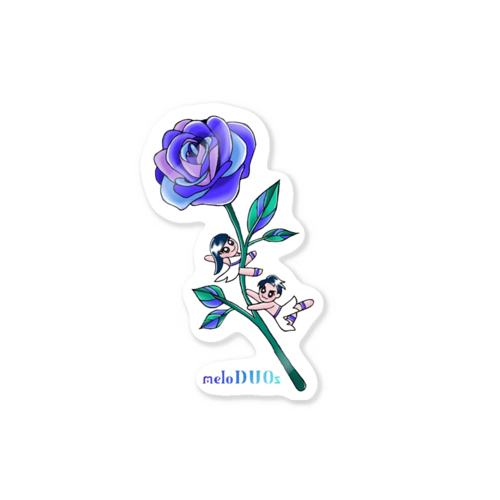 Meloduosステッカー ブルーローズ Meloduos Official Meloduos のステッカー通販 Suzuri スズリ