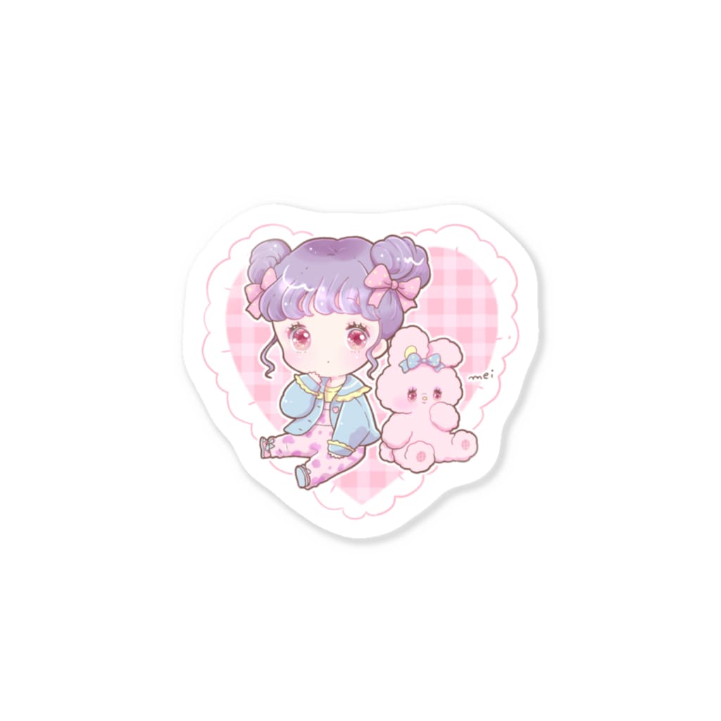 ゆめかわ女の子ステッカー Mei Mei0129xxx のステッカー通販 Suzuri スズリ