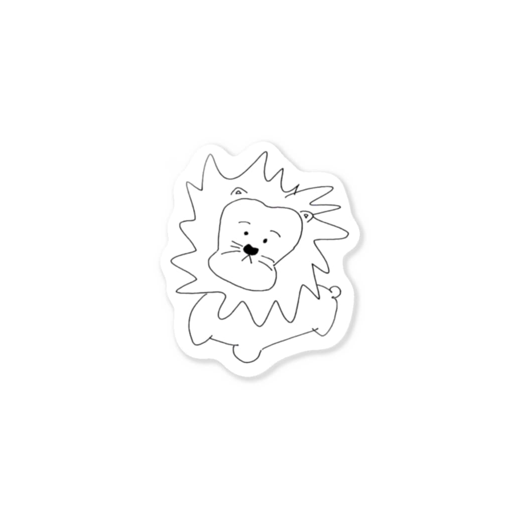 mememecoのぼくライオン Sticker