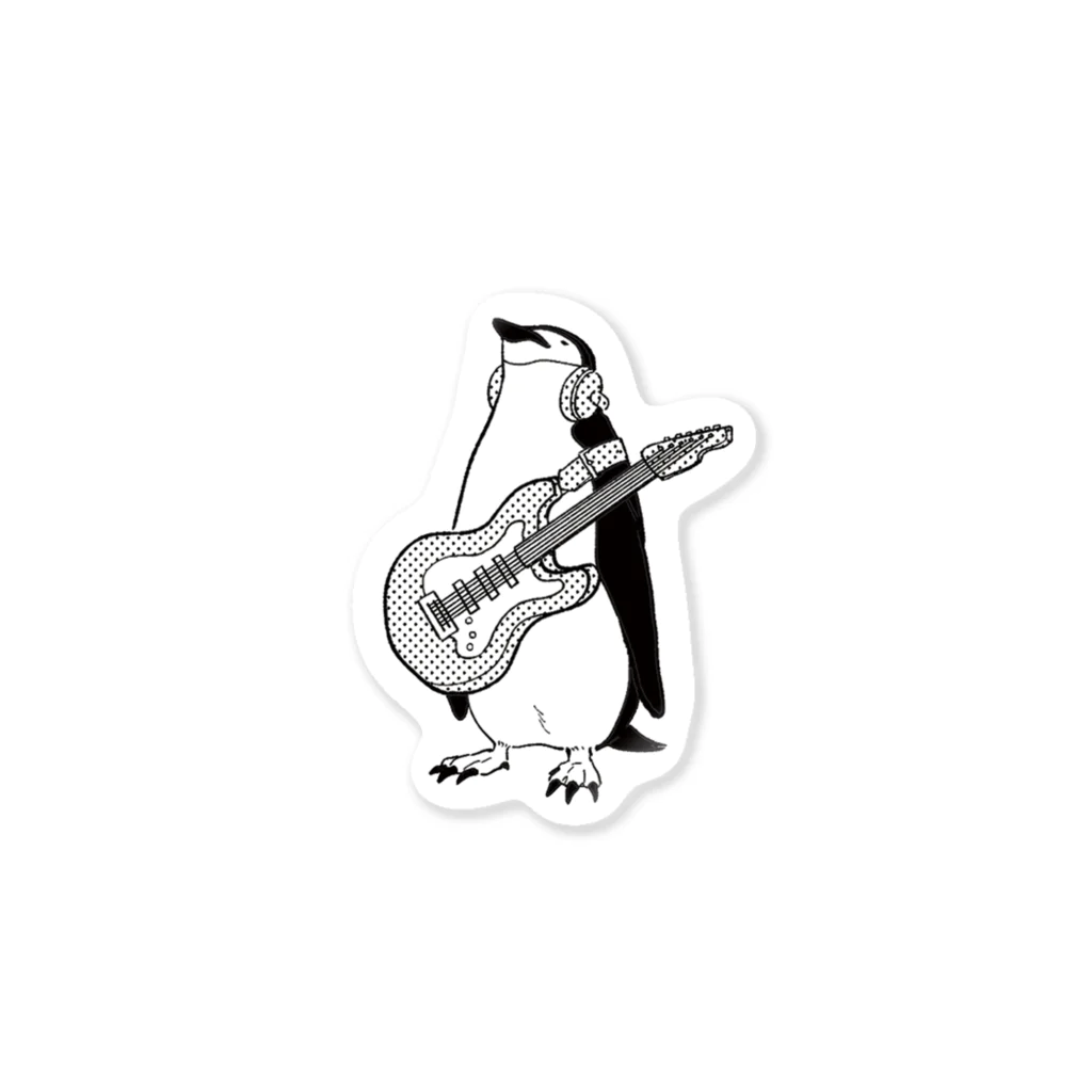 騒音のない世界 SHOPの騒音のない世界のペンギンステッカー Sticker