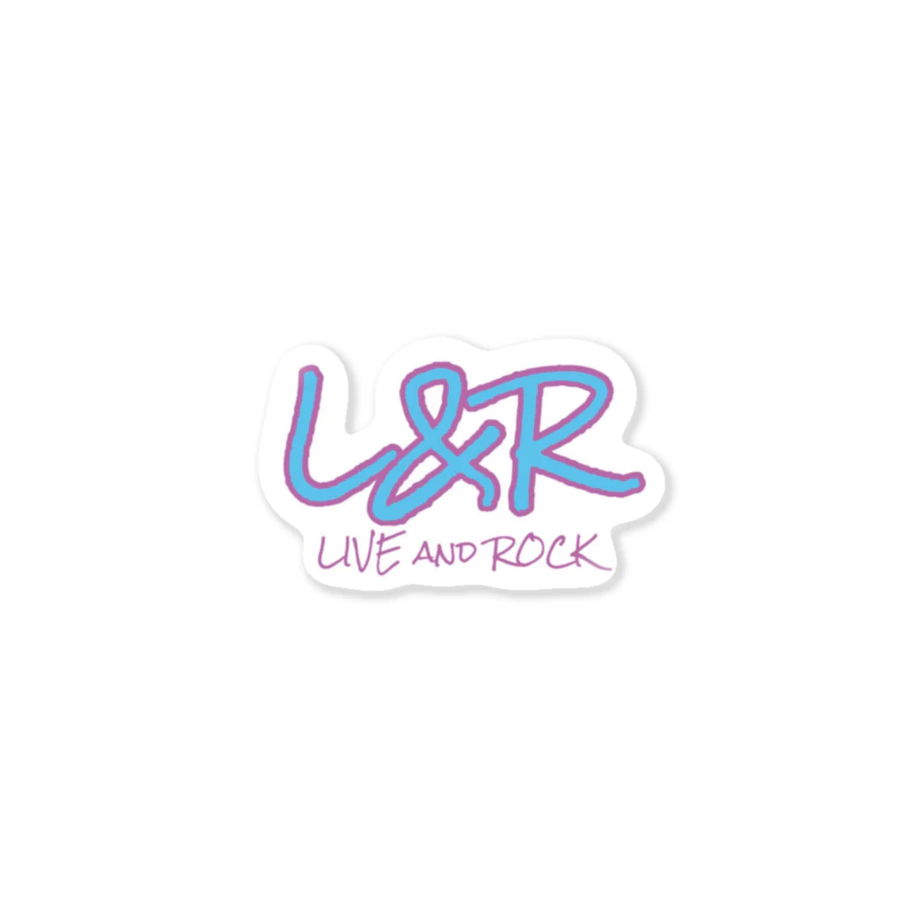 L&RのL&R  LIVE and ROCK ステッカー