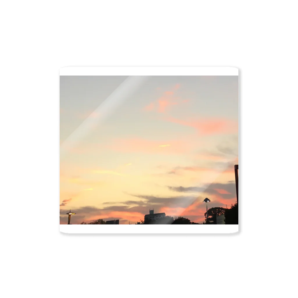 ジャパニーズドリームの夕焼け Sticker