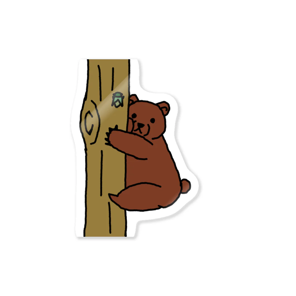 みちゃうお店の木登りみちゃうベア Sticker