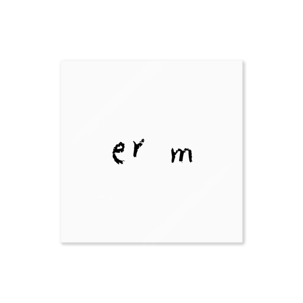 er mのer m Sticker