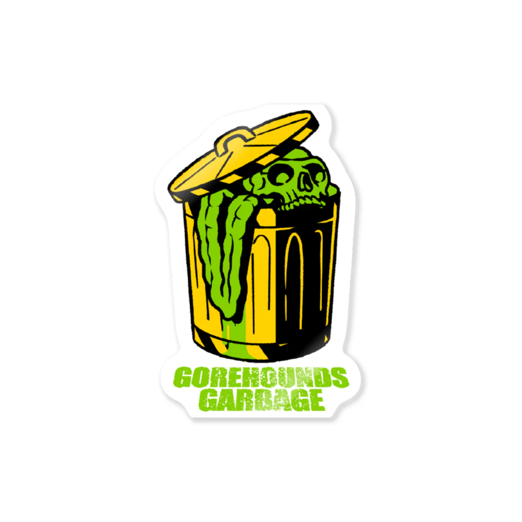 GOREHOUNDS GARBAGEの“Toxic”  GOREHOUNDS GARBAGE Logo ステッカー