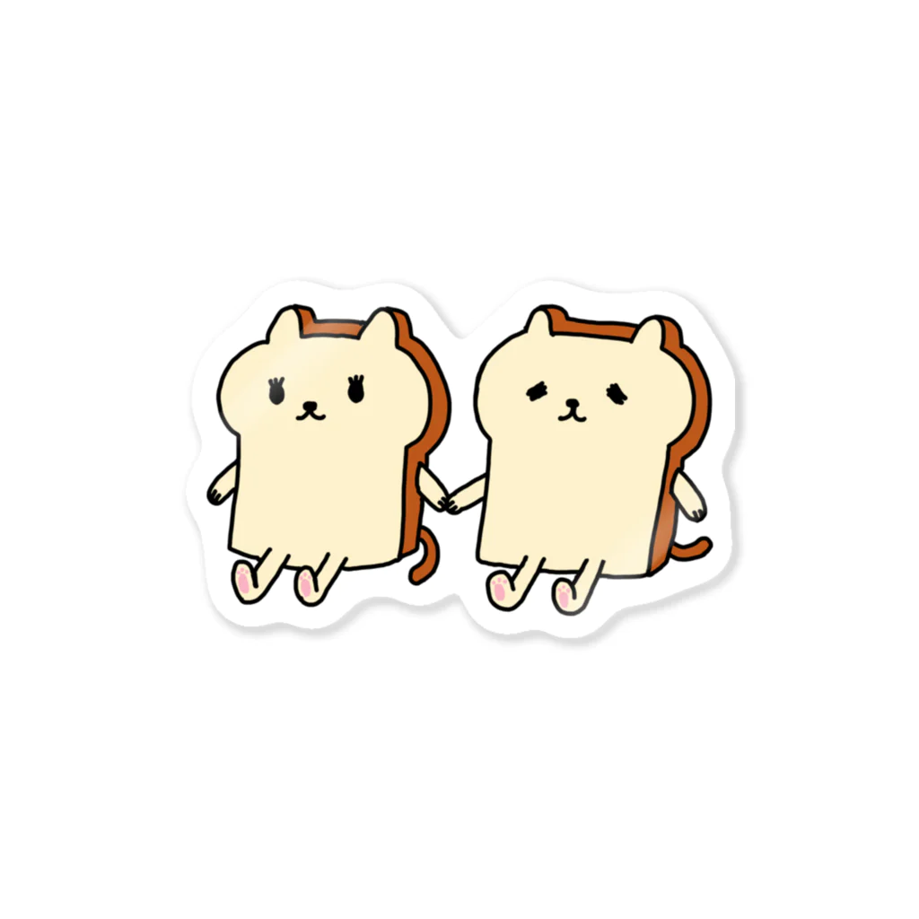 きーろのパン屋のねこパン Sticker