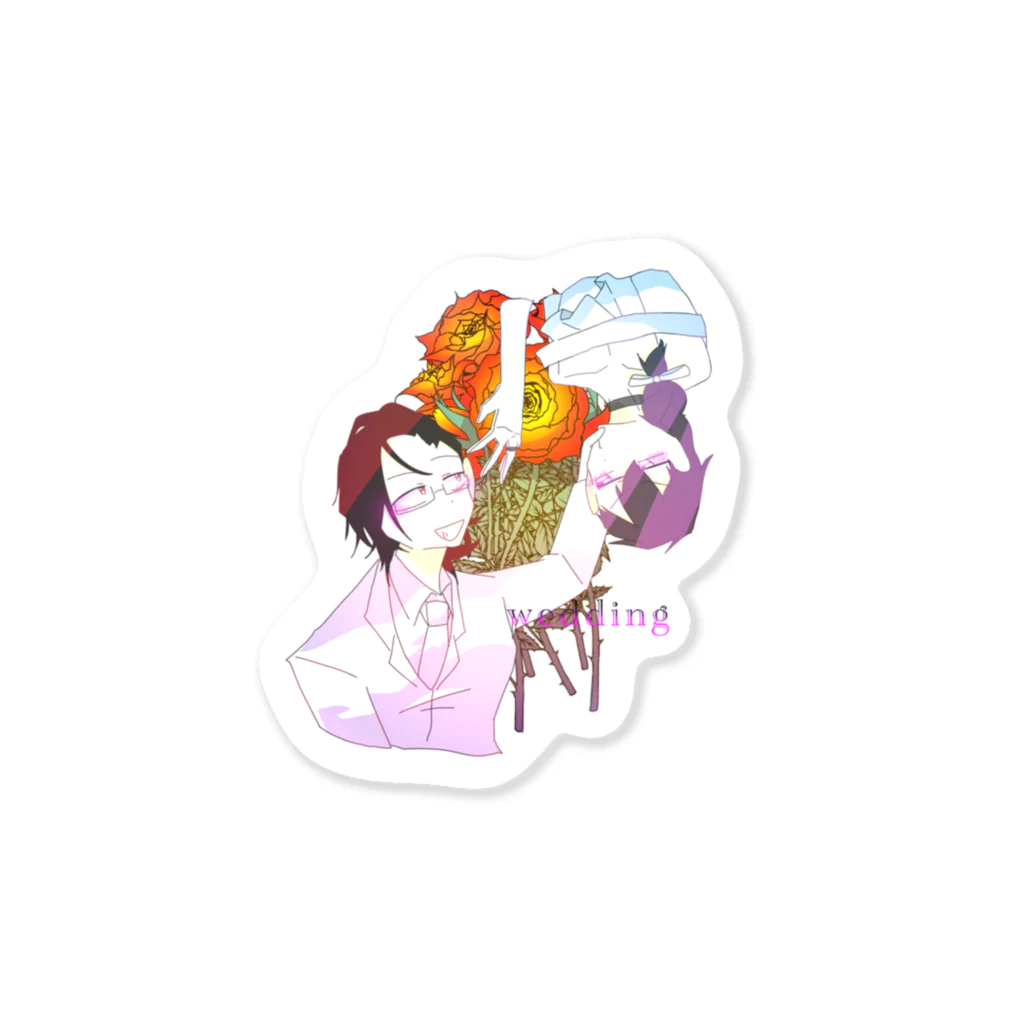 ゆうせーとジュオルカのうえでんぐ Sticker