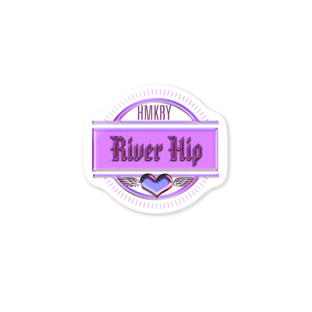 RRのRiver hip ステッカー