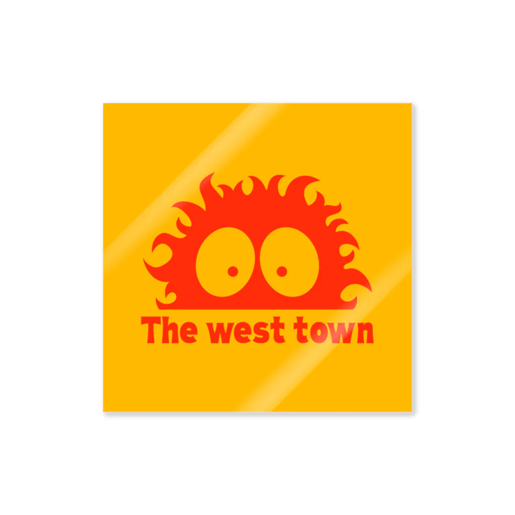 The west townのThe west town ロゴアイテム ステッカー