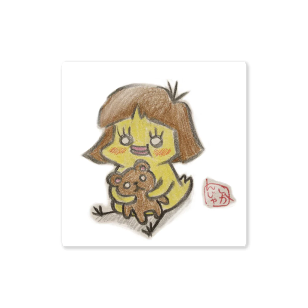 んじゃらかの日良子ちゃん Sticker