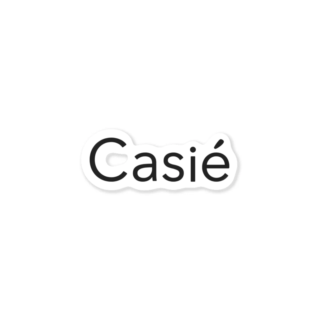 アートのサブスクCasie(かしえ)のCasieロゴステッカー Sticker