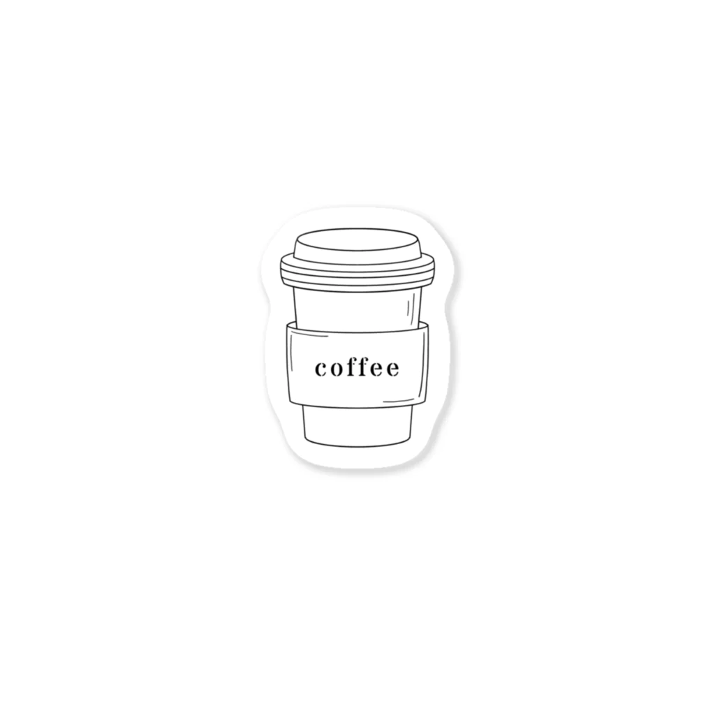 ナツのバスタブのテイクアウトcoffee Sticker