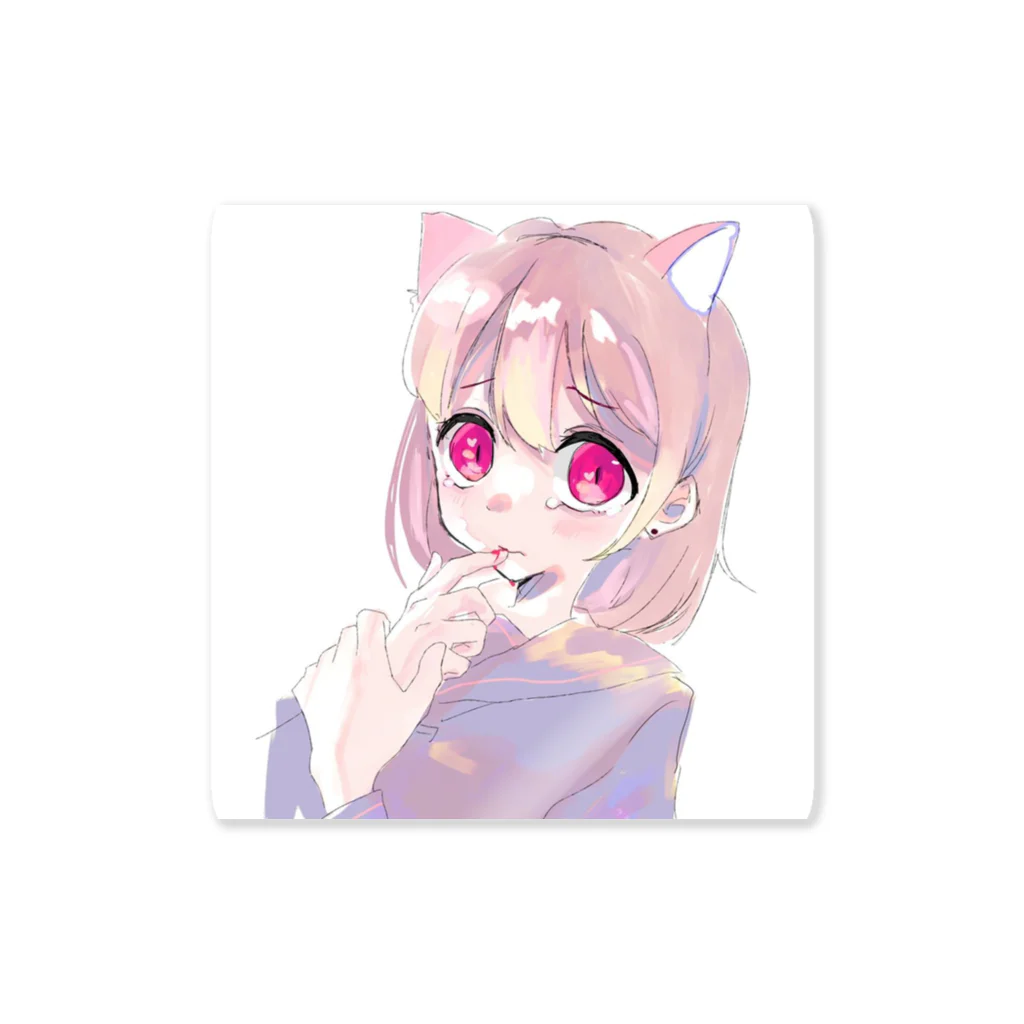 自堕落のオリキャラちゃん Sticker