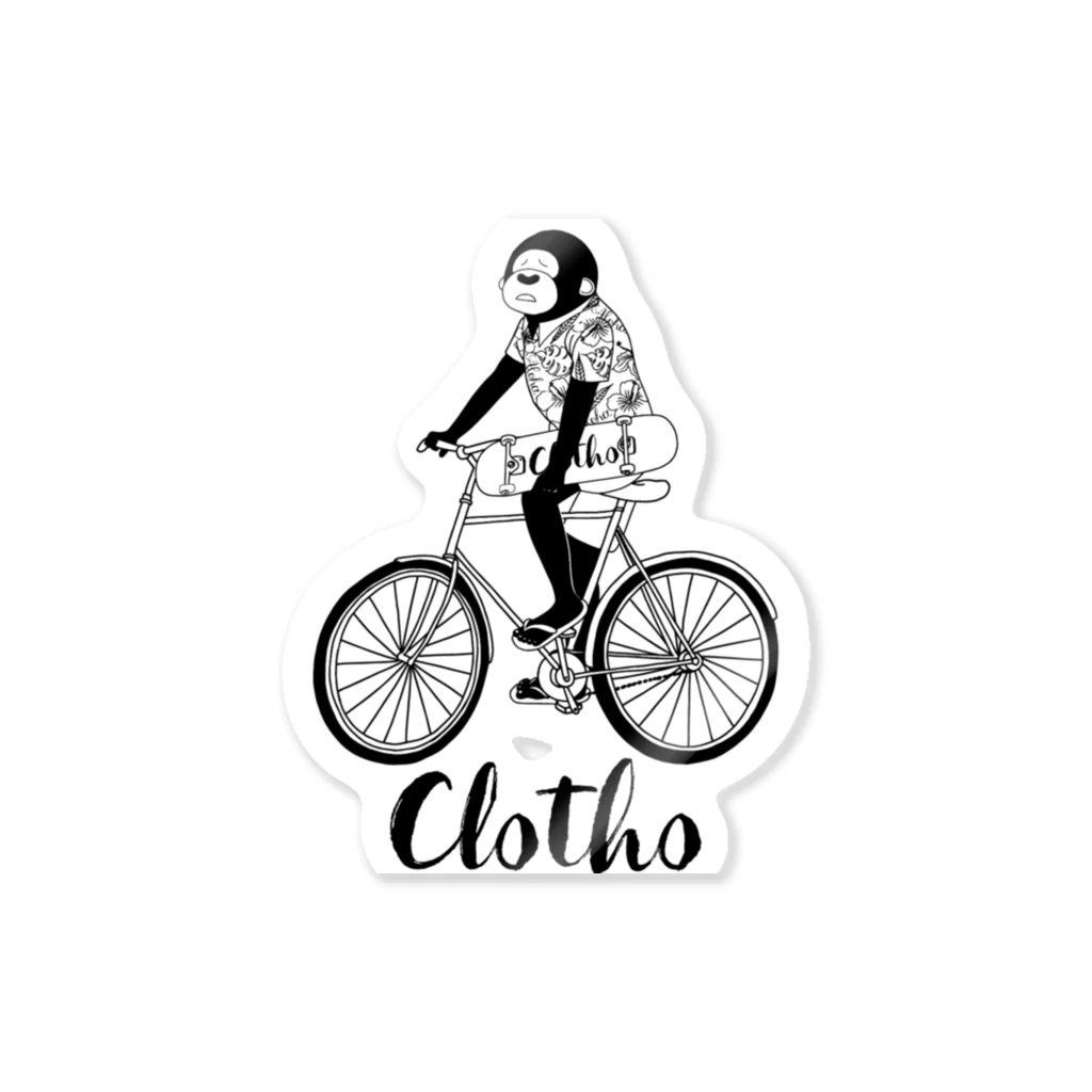 clotho0901のclothoのロゴ 스티커