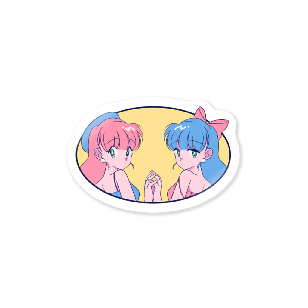 ぬい🐈の双子のアイドルちゃん Sticker