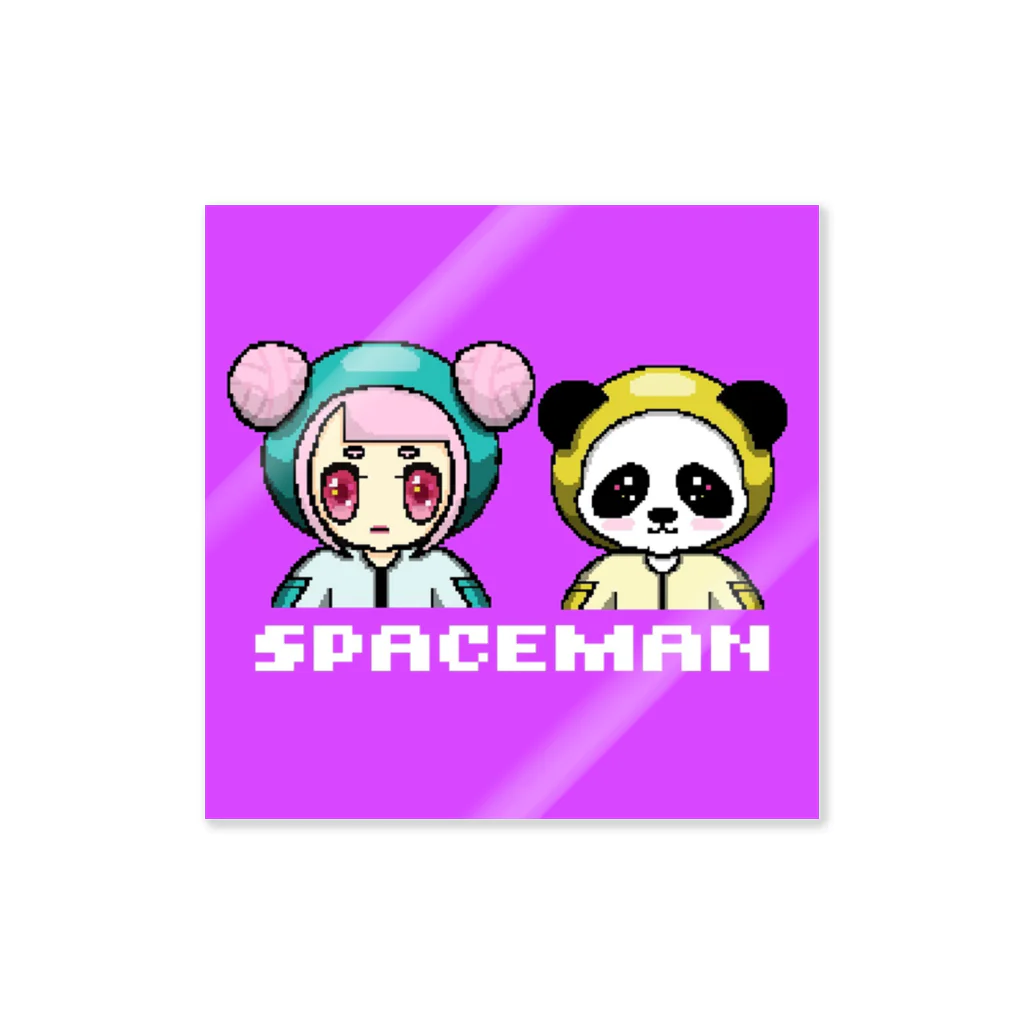 雪咲乃ののSPACEMAN NONO ステッカー