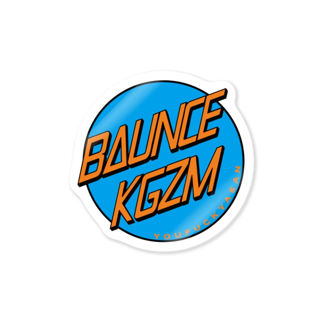 BOUNCEのBOUNCE KGZM ステッカー