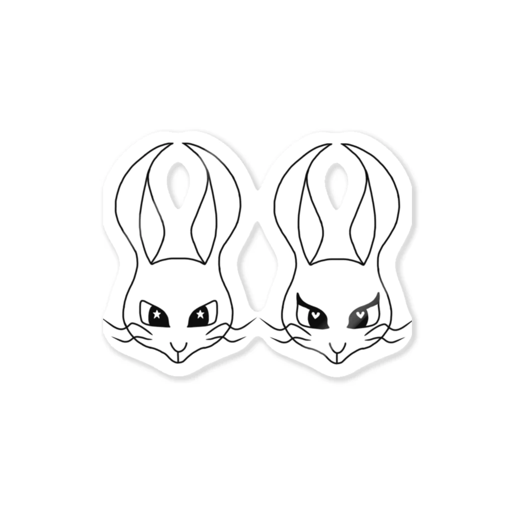 ENのEN bunny Sticker