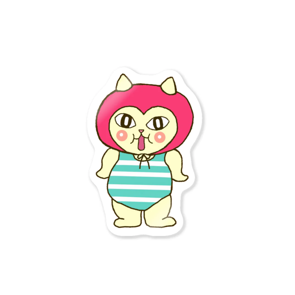 ひよこのおみせのむちむちにくにゃんV Sticker