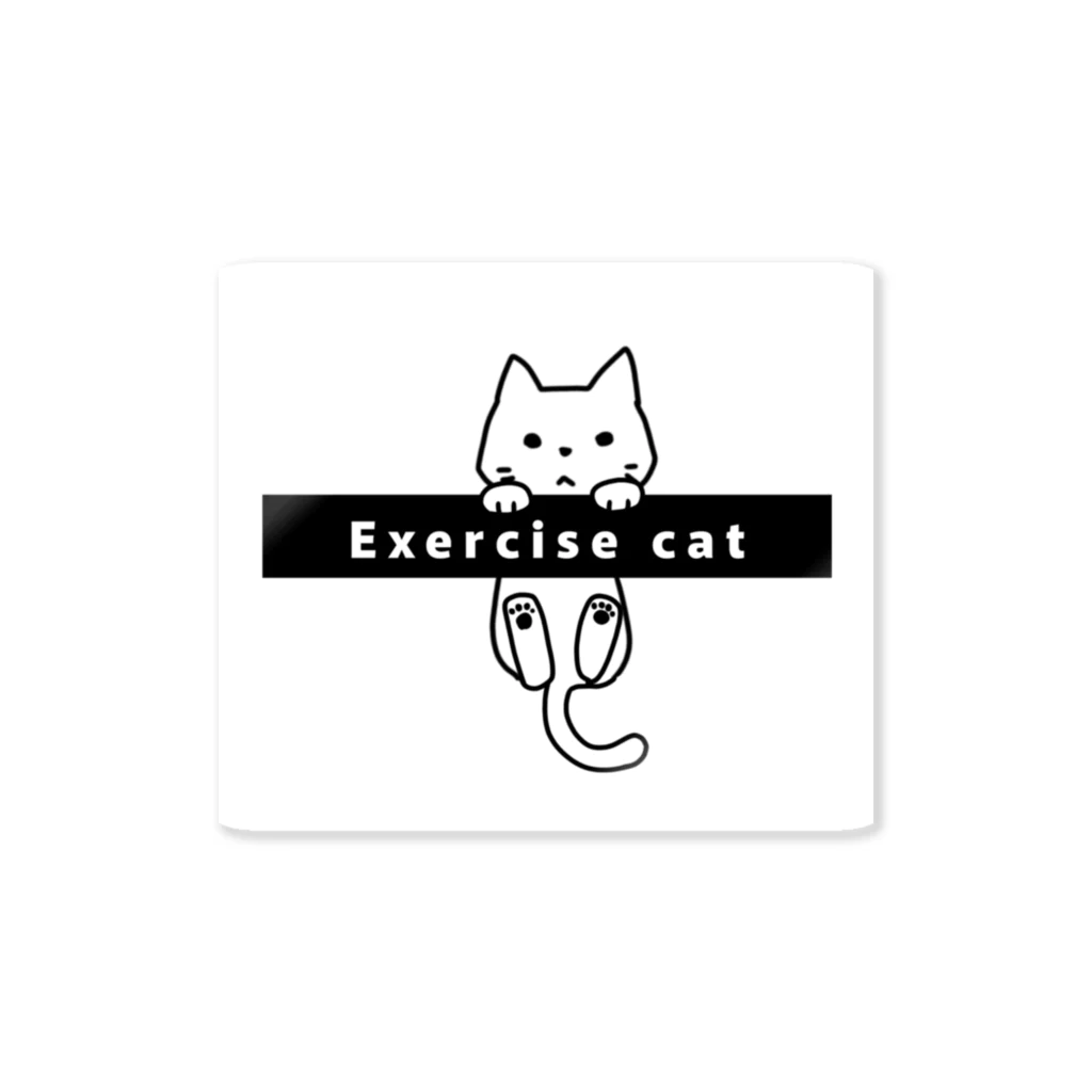 エクササイズ・キャットのエクササイズ キャット Sticker