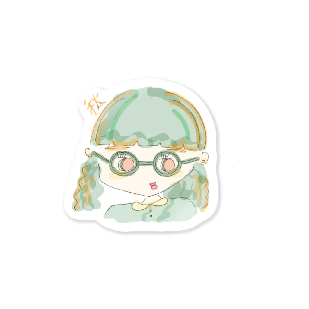 nihinism by EternitySummerVacationの絶対処女 秋[autumn]ver. Sticker