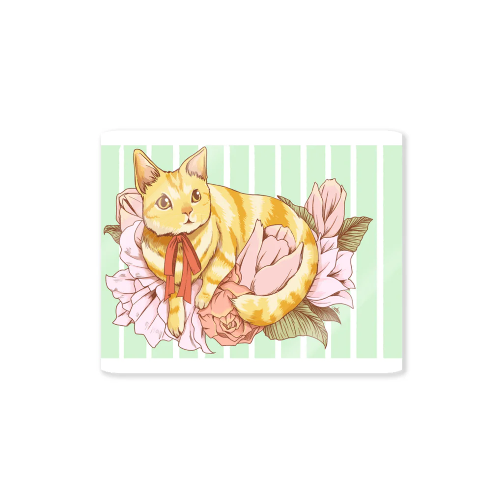 Lichtmuhleの栗色猫のイラスト Sticker