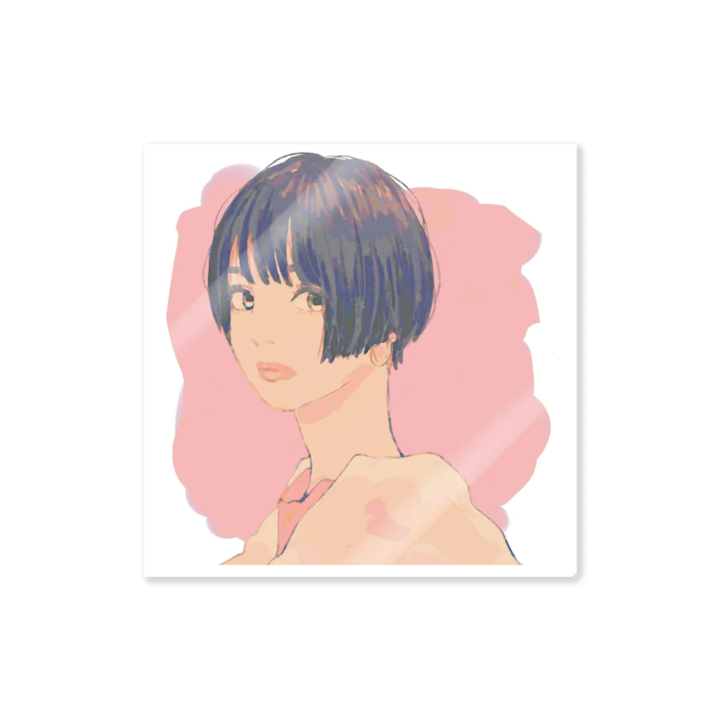 つんの部屋のクール女子 Sticker