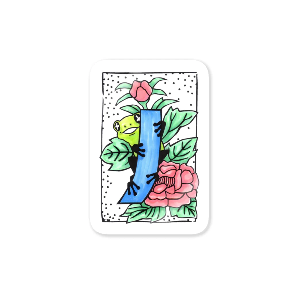 k-mの花札風_B Sticker