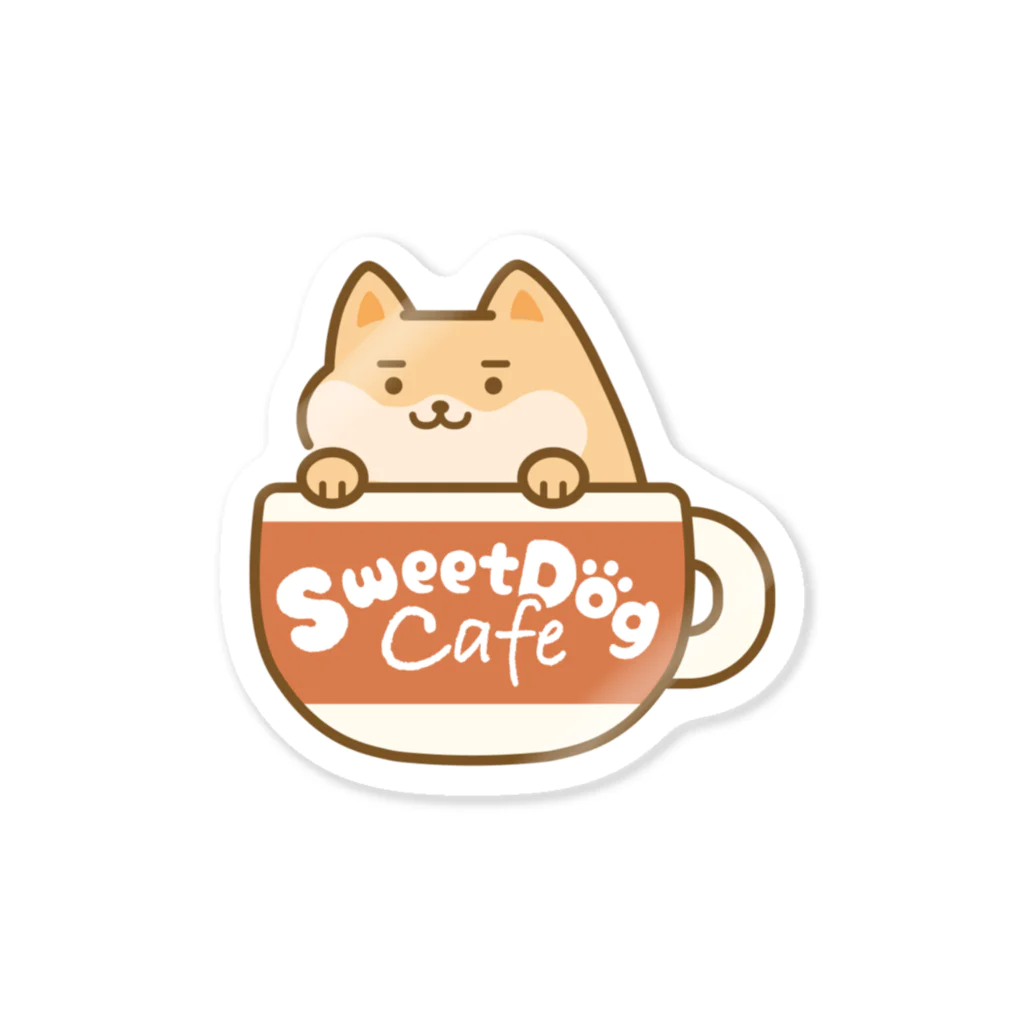 SweetDogCafeのSweetDogCafe ステッカー