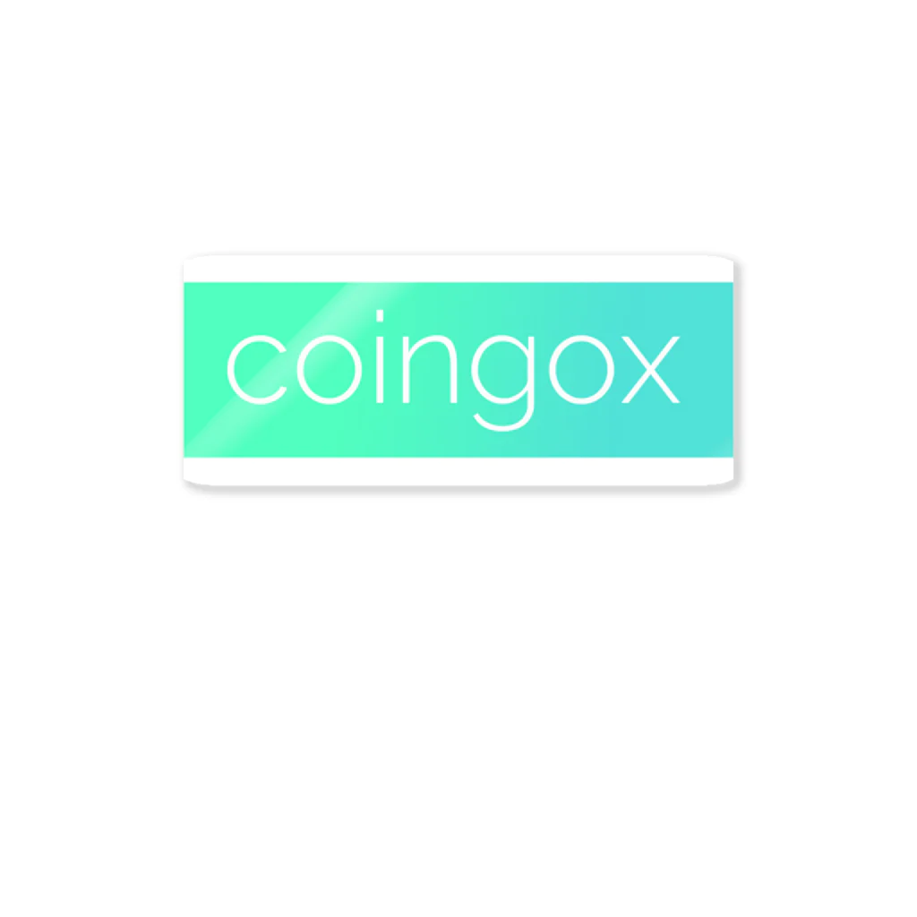 KOGoodのcoingox_logo ステッカー