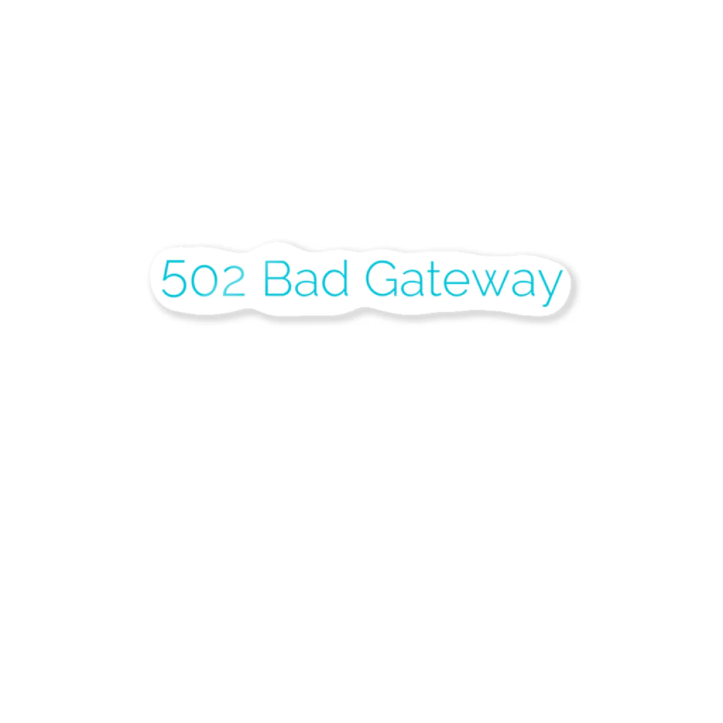 KOGoodの502 Bad Gateway_CC ステッカー