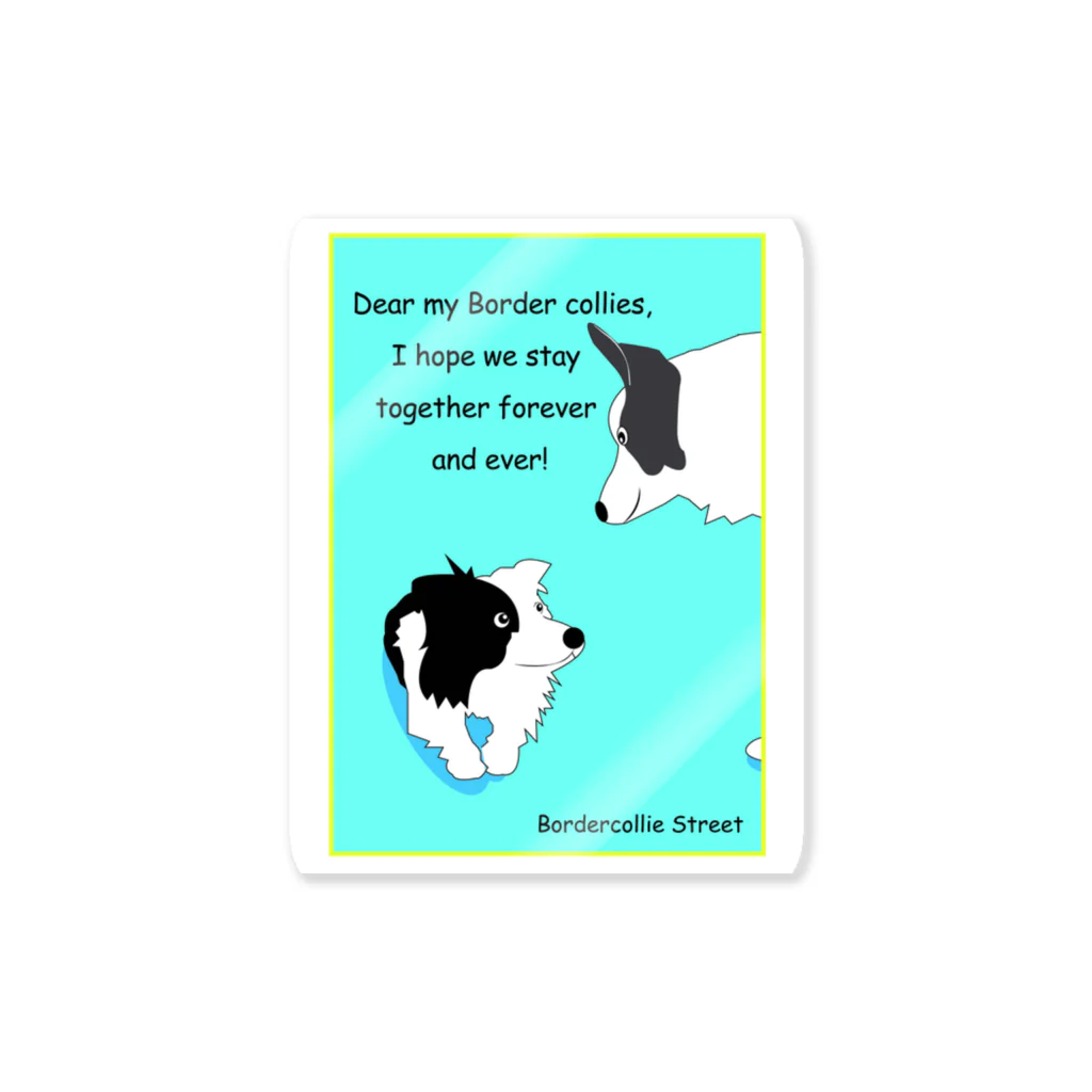 Bordercollie StreetのBorder Collie 89 ステッカー