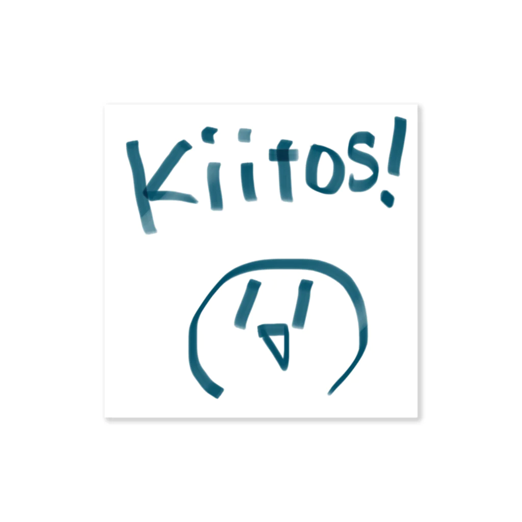 kiitos!のkiitos smile ステッカー