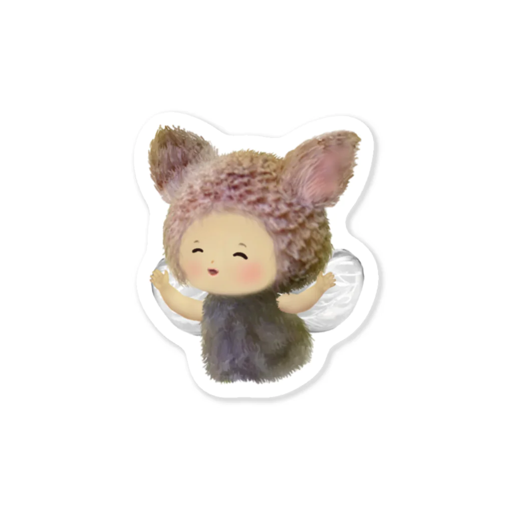 おめろんろんの小さな猫耳妖精ちゃん Sticker