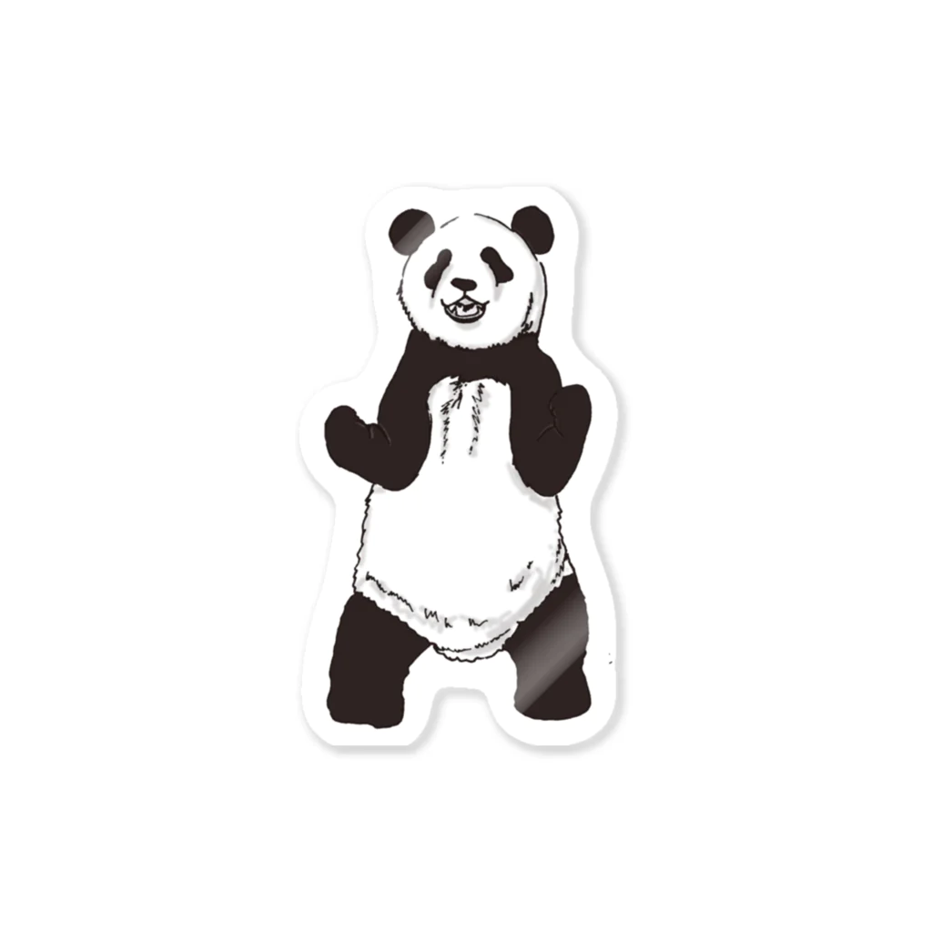PANDA Mの立ち上がりパンダ Sticker