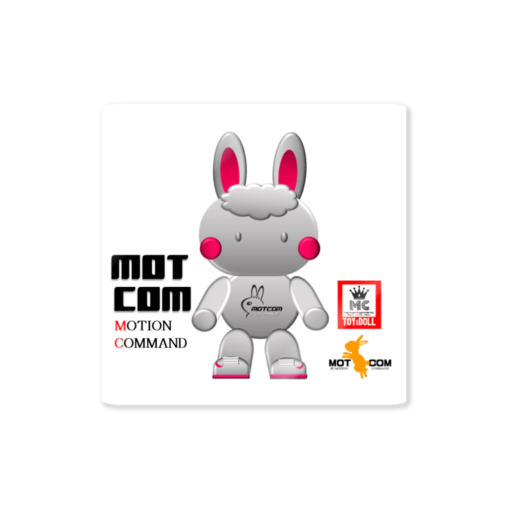 MOTCOM Winkel+のうさぎロボの冒険　RabbitRoboAdventure Sticker