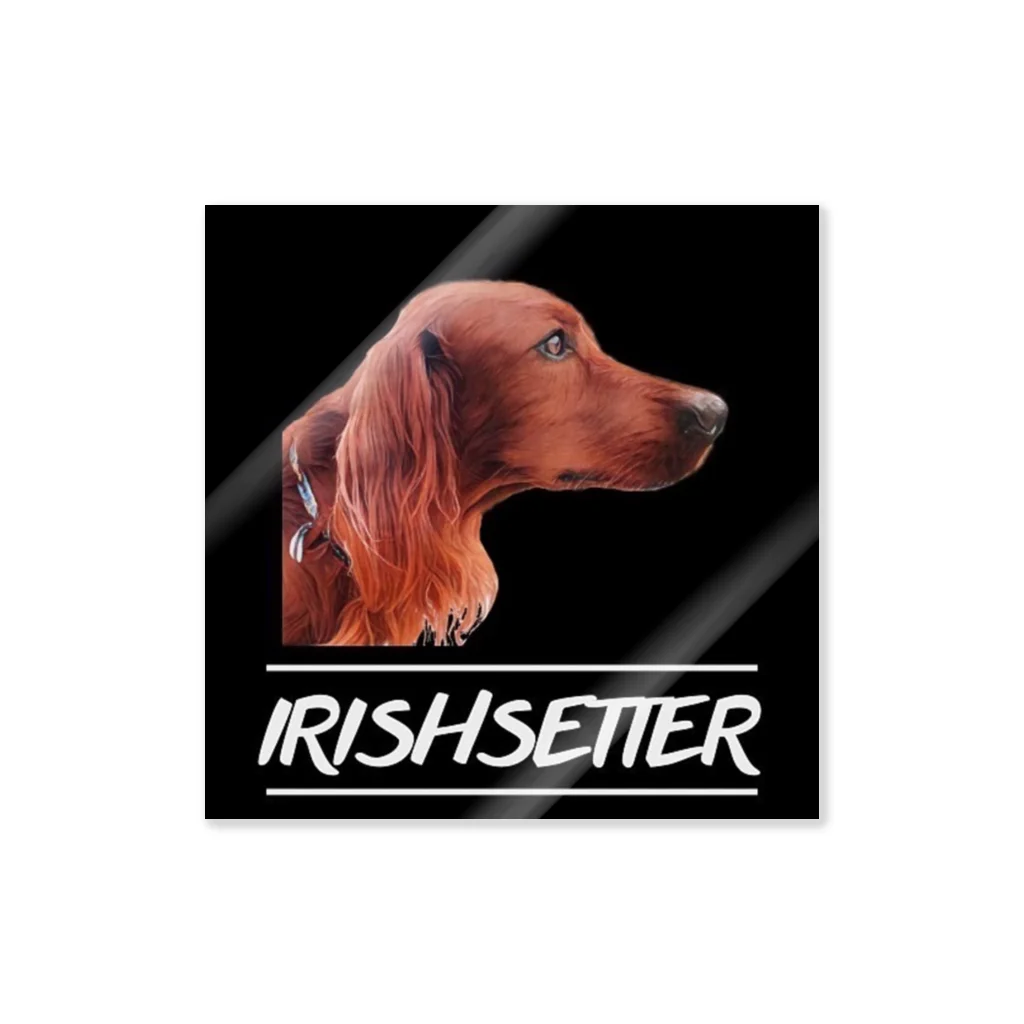 nordic_irishsetterの横顔ノルディック Sticker