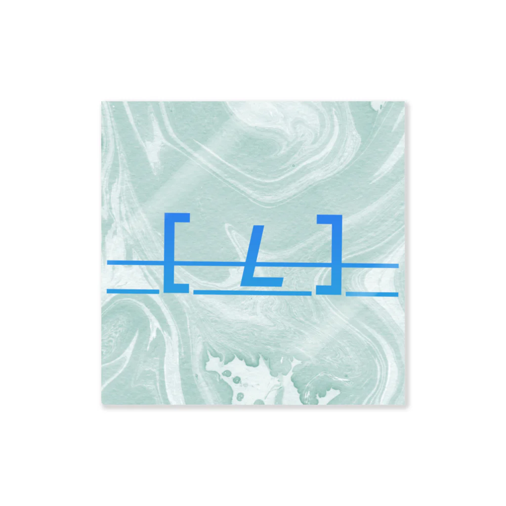 LのL logo sticker Sticker