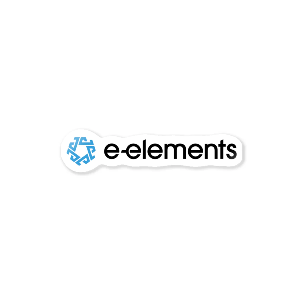 e-elementsオフィシャルショップのe-elements【Horizontal】 ステッカー