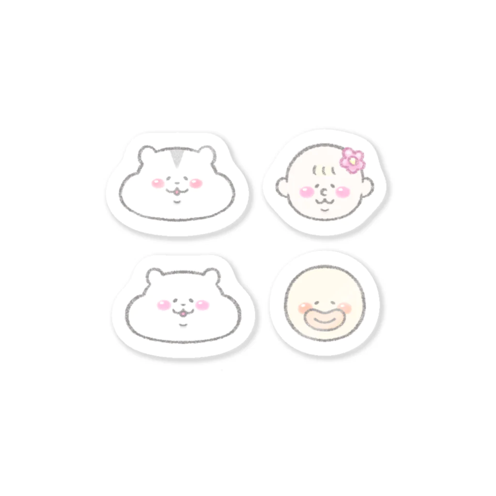 BARUのお店🌷のコロンとゆかいな仲間たち① Sticker