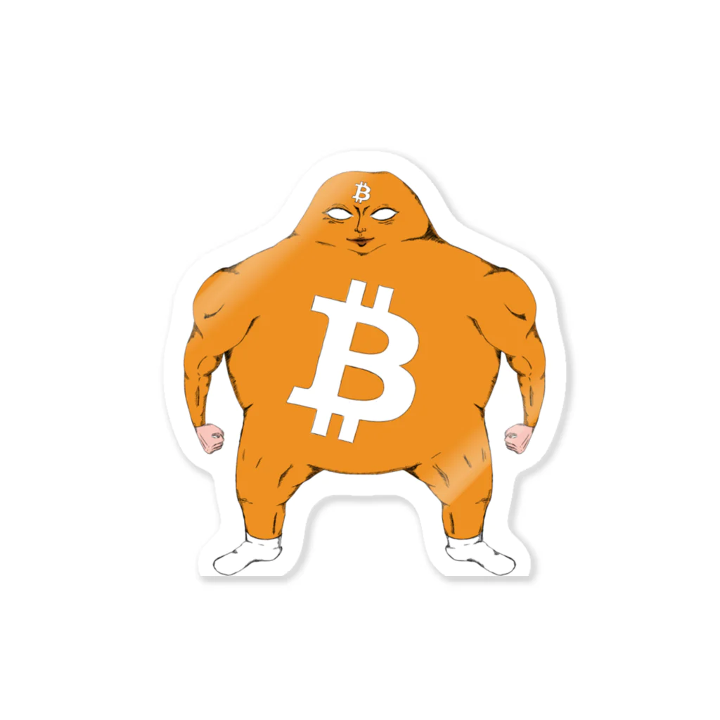 soco_Artのビットコイン君 Sticker