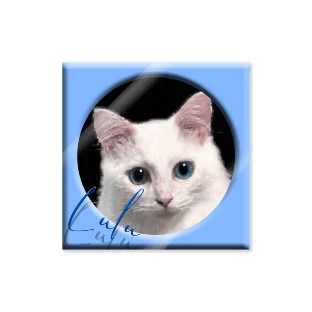 ぬくもふ屋　【猫 犬の似顔絵描き】のlulu Sticker